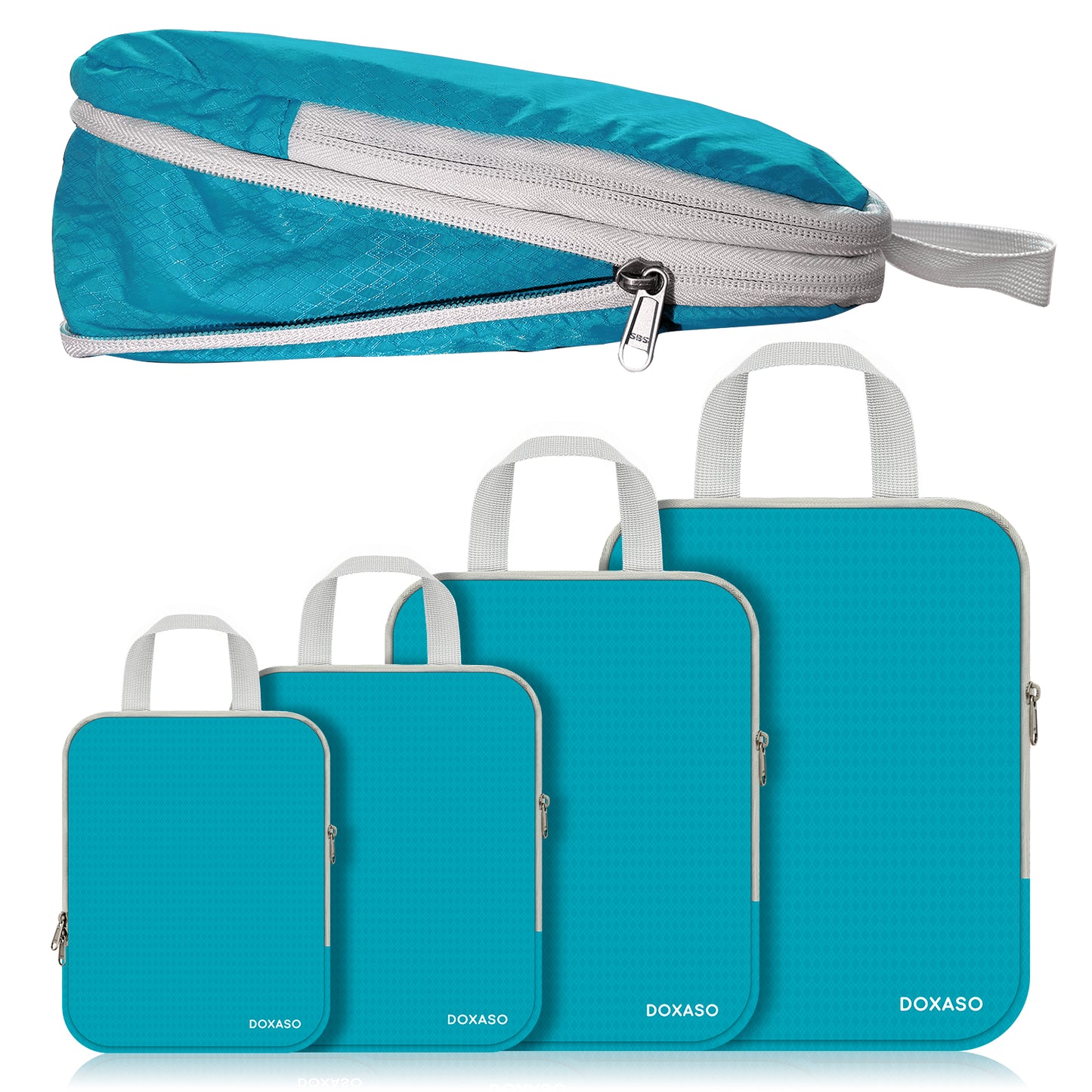 DOXASO Compression Packing Cubes Organiser for Home Travel Backpack